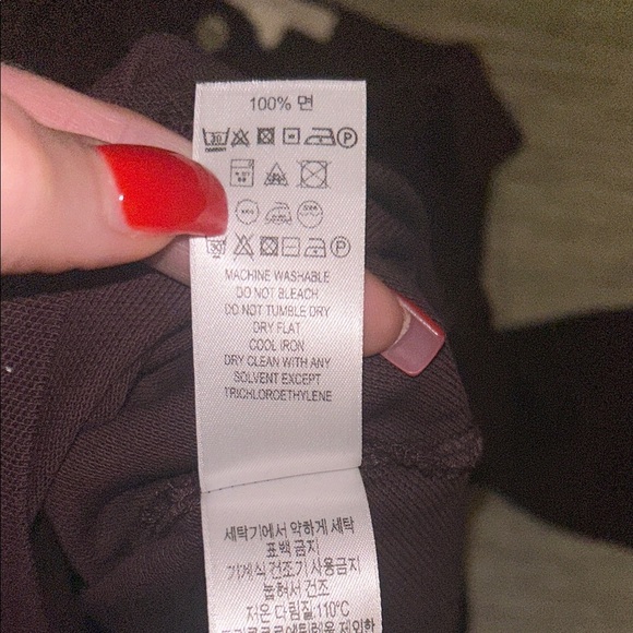 Authentic boys Burgundy Long Sleeve Polo Shirt - Picture 7 of 8